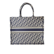 Dior Book Tote GM Bag Blue Oblique